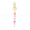 Round & Cup Silicone Beads Pendant Decorations KEYC-JKC00855-1