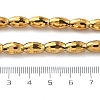 Electroplate Transparent Glass Beads Strands EGLA-M032-02A-FP01-3