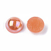 ABS Plastic Imitation Pearl Cabochons X-OACR-S025-6mm-04-2
