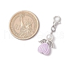 Angel Acrylic & ABS Plastic Imitation Pearl Pendant Decorations HJEW-JM03298-02-3