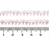 Electroplate Transparent Glass Beads Strands EGLA-A035-T4mm-A20-4
