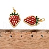 Brass Enamel Pendants KK-L237-029G-01-2