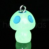 Spray Painted Luminous Resin Pendants RESI-A017-05E-1