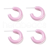 Hypoallergenic Bioceramics Zirconia Ceramic Ring Stud Earrings EJEW-Z023-02D-3