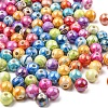 AB Color Wave Printed Acrylic Beads SACR-YW0001-48-2