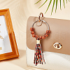 Imitation Leather Tassel Pendant Decorations AJEW-WH20011-20C-4