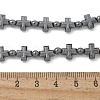 Non-Magnetic Hematite Beads Necklaces for Women Men NJEW-R020-01-5