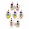 Cowrie Shell Pendants SHEL-S276-140-4