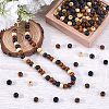 Gorgecraft 400Pcs 4 Styles  Natural Wood Beads WOOD-GF0002-15A-4
