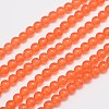 Natural & Dyed Malaysia Jade Bead Strands G-A146-6mm-A07-4
