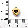 304 Stainless Steel Rhinestone Pendants STAS-P386-01G-05-3