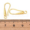 Brass Earring Hooks KK-D378-03G-3