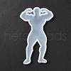 Muscular Man Shape Food Grade Silhouette Silicone Lollipop Molds DIY-D069-11-3
