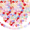 SOFPLATE 2 Strands Transparent Glass Beads Strands GLAA-SP0001-07-1