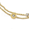 Ion Plating(IP) 304 Stainless Steel Chains Anklet AJEW-H148-13B-G-2