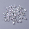 Eco-Friendly Transparent Acrylic Beads X-PL733-2-3