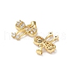 Brass Micro Pave Cubic Zirconia Pendants KK-Q068-06G-2