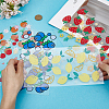 Gorgecraft 6 Sheets 6 Styles Iron On Transfer Film DIY-GF0008-67-3