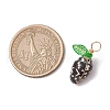 Natural Sea Shell Copper Wire Wrapped Pendants PALLOY-JF03610-04-2