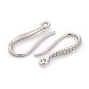 Brass Earring Hooks EJEW-R025-14P-3