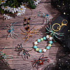 SUNNYCLUE 10Pcs MIYUKI Seed & Glass Beaded Pendants FIND-SC0009-97-4