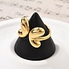304 Stainless Steel Butterfly Cuff Rings RJEW-Q012-10G-2