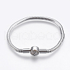 Tarnish Resistant 304 Stainless Steel European Style Bracelet Making STAS-E428-07B-P-1