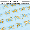 DICOSMETIC 20Pcs Brass Charms KK-DC0001-20-4