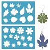 Acrylic Earring Handwork Template DIY-WH0359-004-1