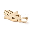 304 Stainless Steel Pendants STAS-J026-38G-2