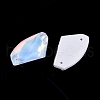 Mocha Effect Axe Shape Sew on Rhinestone RGLA-C001-01D-AM-3