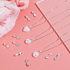 Beebeecraft 30Pcs Alloy Pinch Bails FIND-BBC0001-72A-4