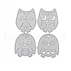 Owl Pattern Carbon Steel Cutting Dies Stencils PW-WG75330-01-1