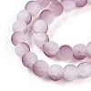 Crackle Glass Beads Strands GLAA-N009-8mm-05-3