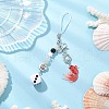 2Pcs Acrylic Gemtone Plastic Phone Hand Strap Chains HJEW-JM03025-4