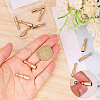 CHGCRAFT 12Pcs Alloy Cord Ends FIND-CA0009-70LG-3