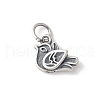 925 Sterling Silver Dove Charms STER-R012-02AS-1