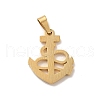 PVD Vacuum Plating 201 Stainless Steel Pendants STAS-K250-15-2