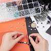 Glass Round Beads GLAA-PH0007-60-6