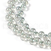 Electroplate Glass Beads Strands GLAA-Q105-01A-3