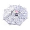 Rose Printed Organza Bags OP-R021-10x12-03-2