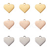 304 Stainless Steel Charms STAS-BT0001-03-2