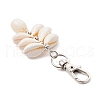 Natural Cowrie Shell Pendant Decorations HJEW-JM03096-02-4