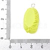 Opaque Resin Pendants RESI-G107-04E-3