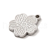 Non-Tarnish 304 Stainless Steel Charms STAS-Q301-25P-2