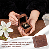 2-Slot Wooden Finger Ring Boxes OBOX-WH0007-18-3