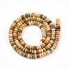 Natural Yellow Opal Beads Strands G-T140-75D-2