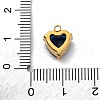 304 Stainless Steel Rhinestone Pendants STAS-P386-01G-02-3
