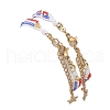 2Pcs 2styles Handmade Glass Seed Beaded Bracelets for Women BJEW-MZ00156-6
