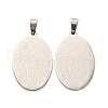 201 Stainless Steel Pendants STAS-V014-06A-P-1